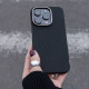 Чохол WAVE Premium Carbon Slim with Magnetic Ring iPhone 14 Pro deep purple 2001001799939