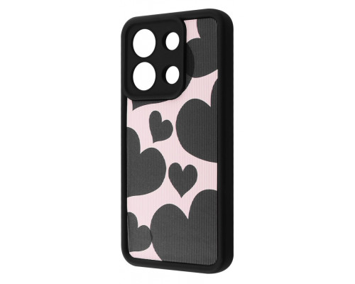 Чохол WAVE Artfull Case Xiaomi Redmi Note 13 4G black hearts