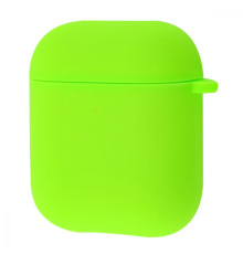Чохол Silicone Case Full for AirPods 1/2 lime green