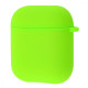 Чохол Silicone Case Full for AirPods 1/2 lime green