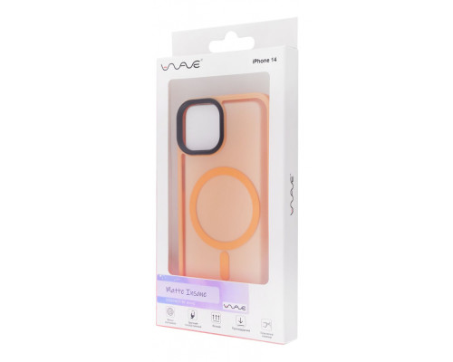 Чохол WAVE Matte Insane Case with Magnetic Ring iPhone 14 light purple