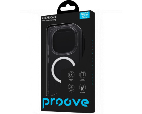 Чохол Proove Clear Case with Magnetic Ring Xiaomi Redmi Note 14 Pro 5G/14 Pro+/Poco X7 transparent 2003000259049