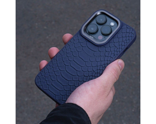 Чохол Kajsa Snake Pattern iPhone 13/14 burgundy