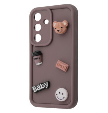 Чохол Pretty Things Case Samsung Galaxy S24 FE brown/bear