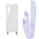 Чохол WAVE Clear Case with Strap Samsung Galaxy A35 light purple