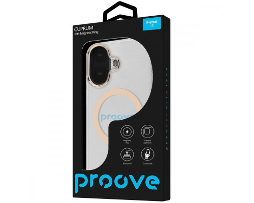 Чохол Proove Cuprum Case with Magnetic Ring iPhone 16 black 2003000214529 6901126864962