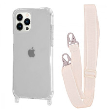 Чохол WAVE Clear Case with Strap iPhone 15 Pro Max transparent