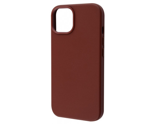Чохол WAVE Premium Leather Edition Case with Magnetic Ring iPhone 14 umber 2001000588565