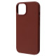 Чохол WAVE Premium Leather Edition Case with Magnetic Ring iPhone 14 umber 2001000588565