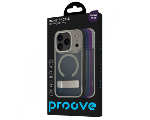 Чохол Proove Mainstay Case with Magnetic Ring iPhone 17 Air deep purple 2003000257397 6901147586379