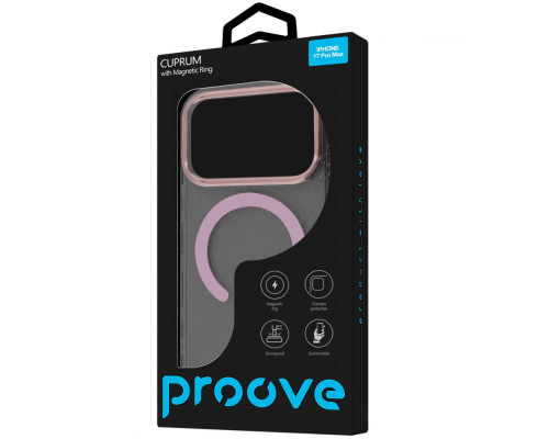 Чохол Proove Cuprum Case with Magnetic Ring iPhone 17 Pro pink 2003000275216