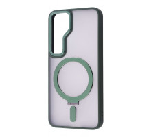 Чохол WAVE Attraction Case with Magnetic Ring Samsung Galaxy S24 Ultra green