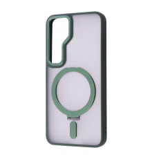 Чохол WAVE Attraction Case with Magnetic Ring Samsung Galaxy S24 Ultra green 2001001814151