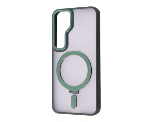 Чохол WAVE Attraction Case with Magnetic Ring Samsung Galaxy S24 Ultra green