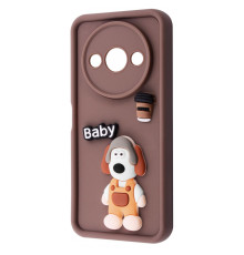 Чохол Pretty Things Case Xiaomi Redmi A3 brown/baby 2001001969868