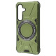 Чохол WAVE Iron Grip with Magnetic Ring Samsung Galaxy S24 dark green