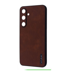 Чохол WAVE Leather Case Samsung Galaxy S24 Plus dark brown