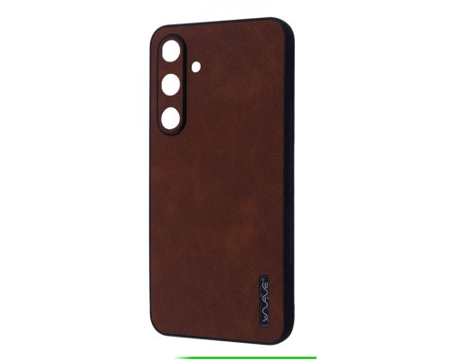 Чохол WAVE Leather Case Samsung Galaxy S24 Plus dark brown