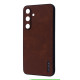 Чохол WAVE Leather Case Samsung Galaxy S24 Plus dark brown