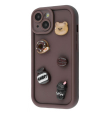 Чохол Pretty Things Case iPhone 14 brown/donut