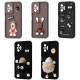 Чохол Pretty Things Case Xiaomi Redmi Note 10 Pro brown/fluffy white