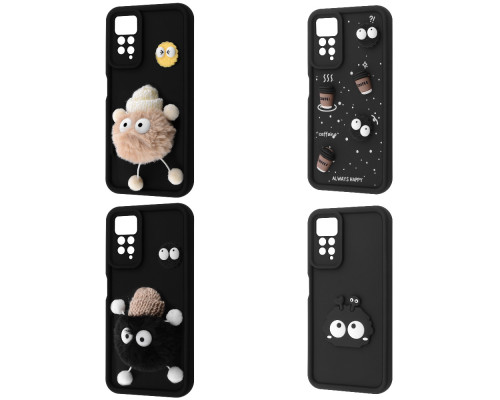 Чохол Pretty Things Case Xiaomi Redmi Note 11 Pro/Redmi Note 12 Pro 4G brown/fluffy white