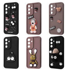 Чохол Pretty Things Case Samsung Galaxy A16 brown/fluffy white