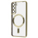 Чохол WAVE Metal Color Case with Magnetic Ring Samsung Galaxy S22 gold