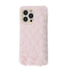 Чохол Fluffy Love Case iPhone 13 Pro pink