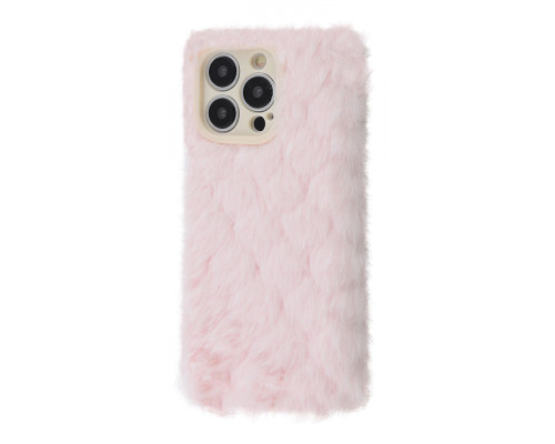 Чохол Fluffy Love Case iPhone 13 Pro pink