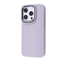 Чохол Kajsa Snake Pattern iPhone 15 Pro Max light gray 2001001799892