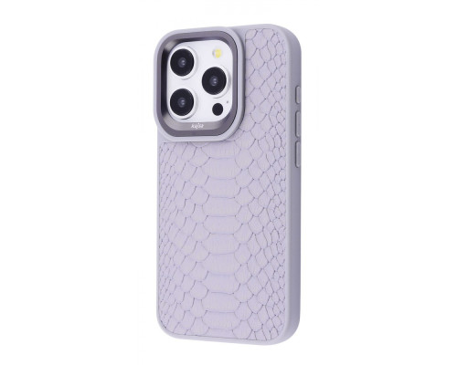 Чохол Kajsa Snake Pattern iPhone 15 Pro Max light gray 2001001799892