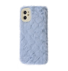 Чохол Fluffy Love Case iPhone 15 Pro Max blue
