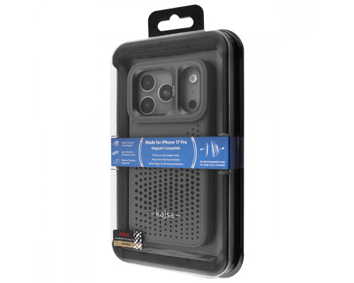 Чохол Kajsa Circle with Magnetic Ring iPhone 17 Pro black 2003000275865