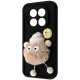 Чохол Pretty Things Case Xiaomi Redmi Note 14 Pro 5G/Poco X7 black/fluffy white 2003000179514