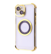 Чохол Glossy Case with Magnetic Ring iPhone 15 gold