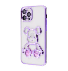 Чохол Shining Bear Case iPhone 14 Pro Max dark purple