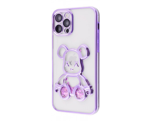 Чохол Shining Bear Case iPhone 14 Pro Max dark purple