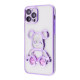 Чохол Shining Bear Case iPhone 14 Pro Max dark purple