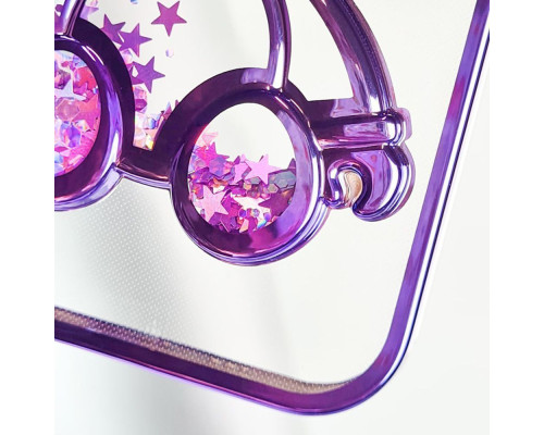 Чохол Shining Bear Case iPhone 14 Pro Max dark purple