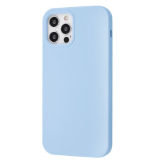 Чохол WAVE Full Silicone Cover iPhone 12/12 Pro sky blue