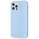 Чохол WAVE Full Silicone Cover iPhone 12/12 Pro sky blue