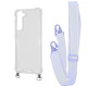 Чохол WAVE Clear Case with Strap Samsung Galaxy S21 FE (G990B) light purple 2001001905446