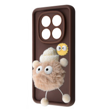 Чохол Pretty Things Case Xiaomi Redmi Note 14 4G (Global) brown/fluffy white 2003000228182