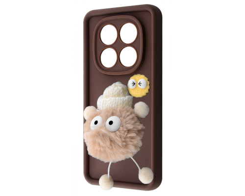 Чохол Pretty Things Case Xiaomi Redmi Note 14 4G (Global) brown/fluffy white 2003000228182