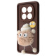 Чохол Pretty Things Case Xiaomi Redmi Note 14 4G (Global) brown/fluffy white 2003000228182