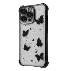 Чохол WAVE Winkie iPhone 15 Pro black/butterfly 2003000252248