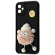 Чохол Pretty Things Case Samsung Galaxy A06 black/fluffy white 2003000178449