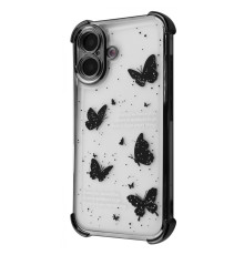 Чохол WAVE Winkie iPhone 16 black/butterfly 2003000252347