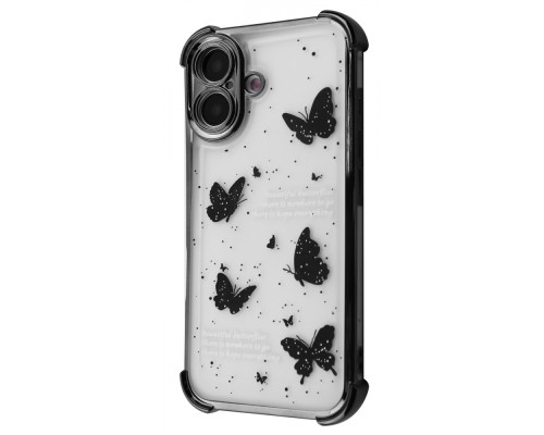 Чохол WAVE Winkie iPhone 16 black/butterfly 2003000252347